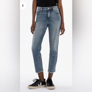 Kut From The Kloth Rachel Fab Ab Ankle Straight Leg High Rise Size 8